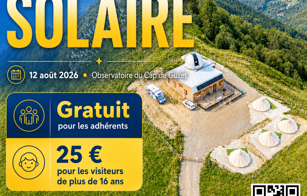 🌞 ÉCLIPSE SOLAIRE À GUZET – 12 AOÛT 2026 🌑